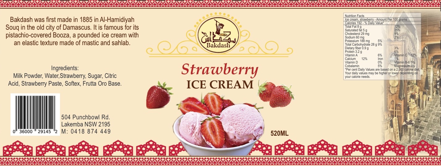 strawbery label